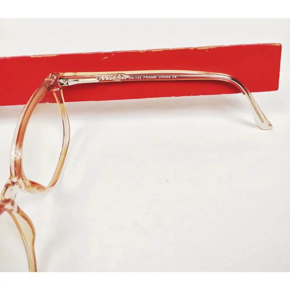 Success SS-122 Eyeglasses Frame Unisex Adults Full Rim Cat Eye 53-17-140 Sand